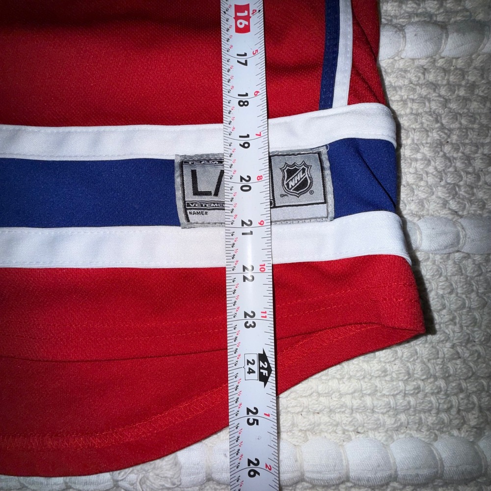 NHL Montreal Canadiens Kotkaniemi 15 Jersey Youth L/XL Red Hockey Fan Gear Habs - Picture 6 of 6